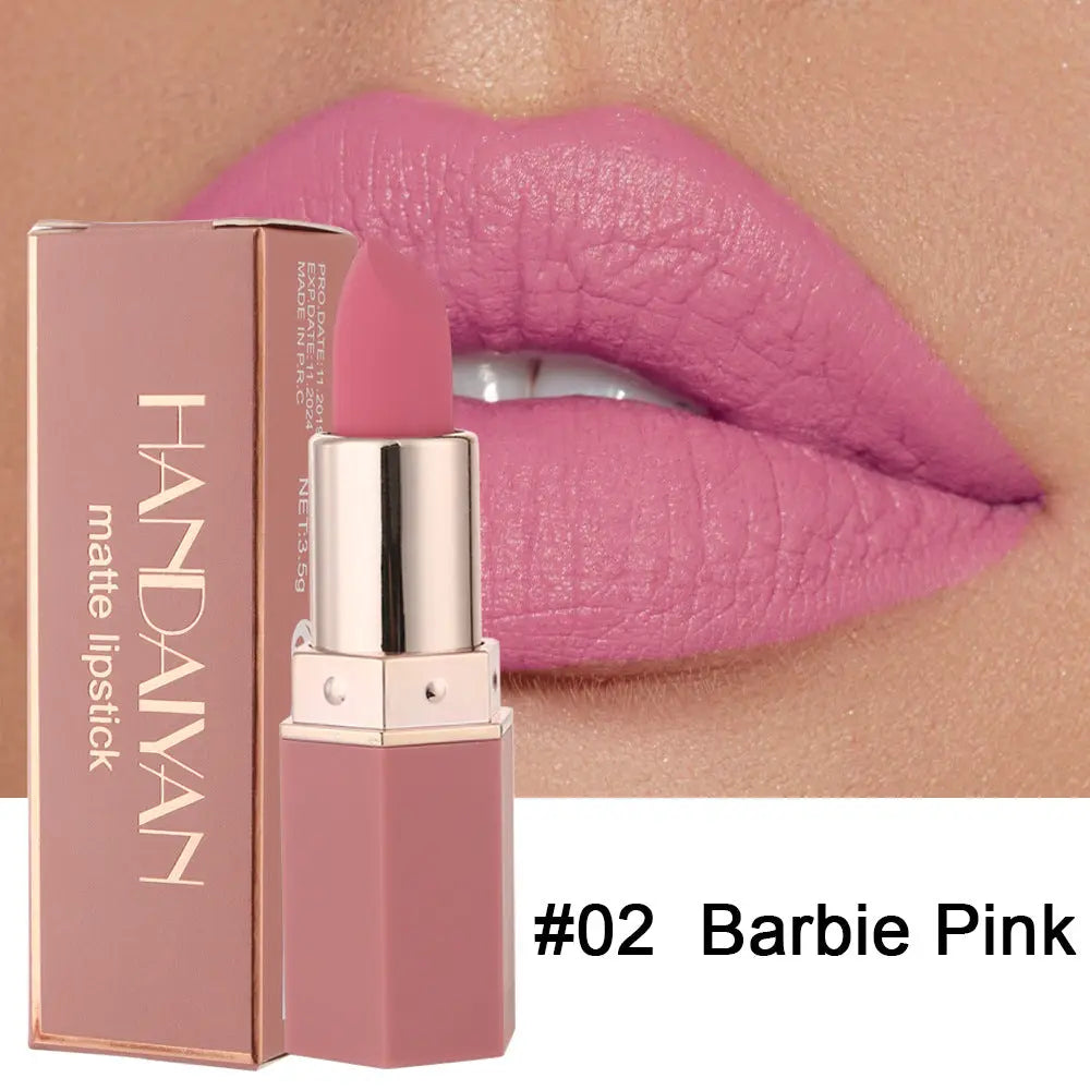 HANDAIYAN Matte Long Lasting Lipstick Lipstick Long Lasting Makeup Multi Color Lipsticks Look Good And Show Temperament eprolo