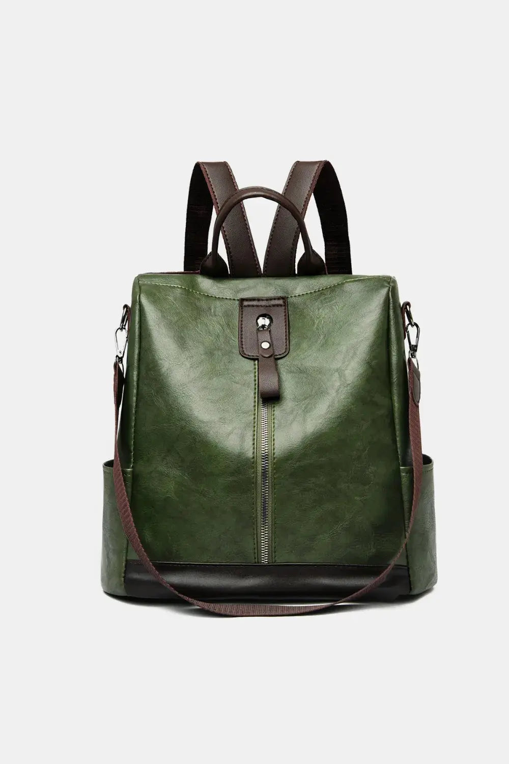 Mochila em Couro PU com Múltiplos Compartimentos C2C Products