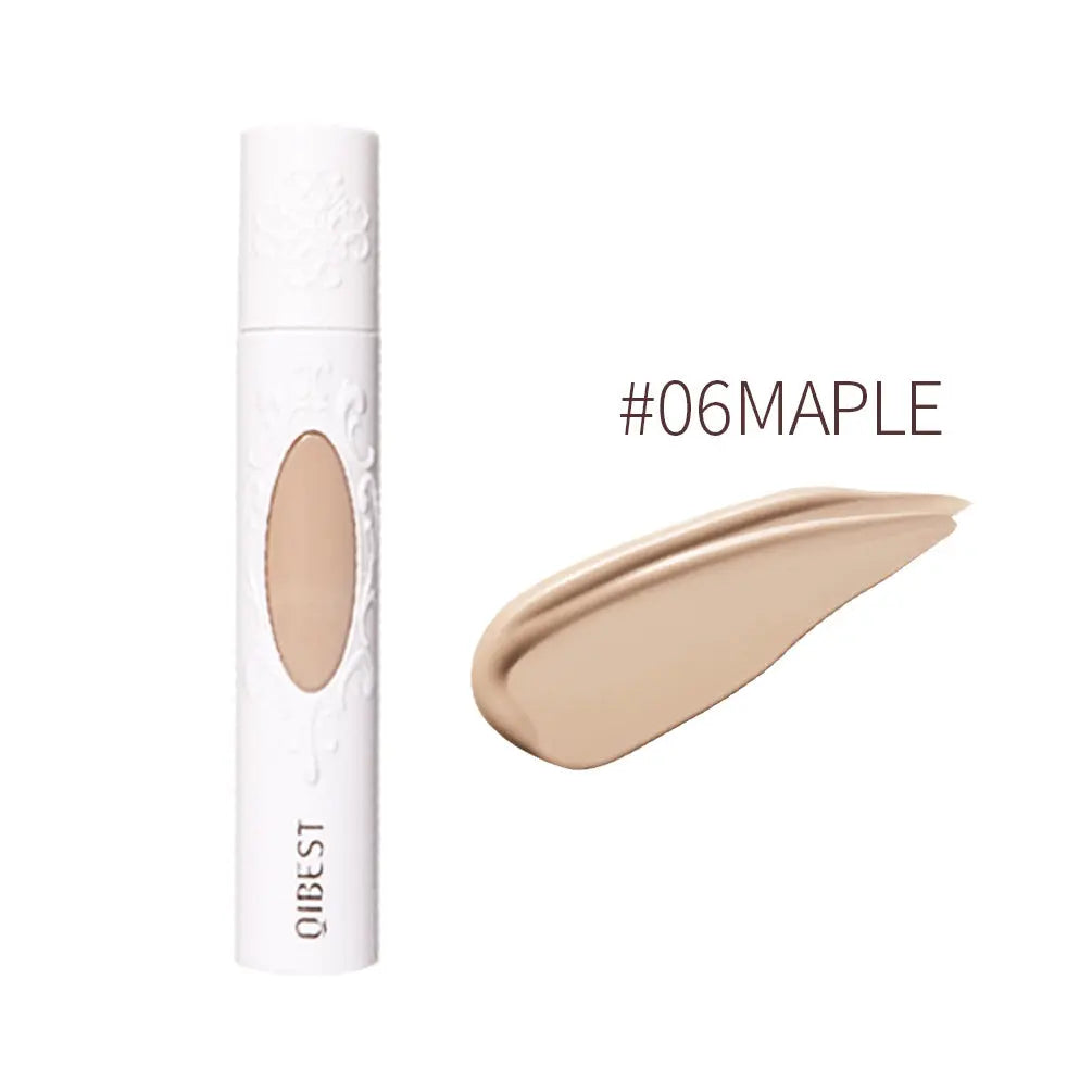 QIBEST Liquid Foundation Long Lasting Makeup Concealer Moisturizing Brightening Matte Natural Liquid Foundation Nude Makeup Repairing Liquid eprolo