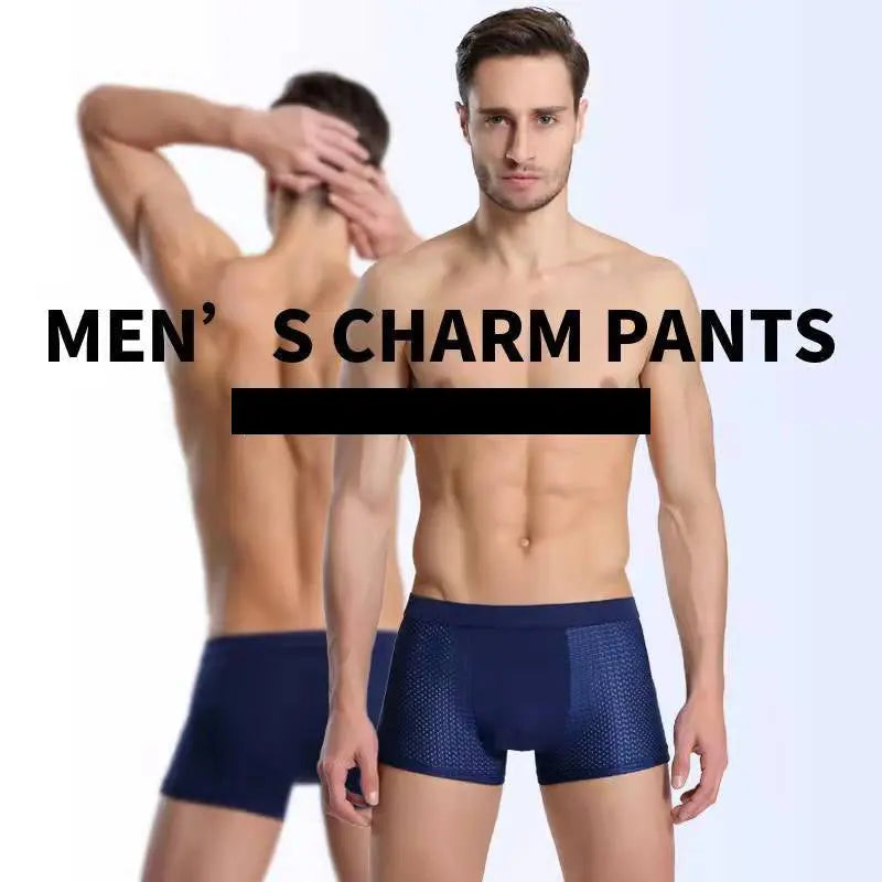 Summer mesh ice silk underwear men&