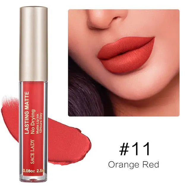 Make Up Waterproof Nude Lipstick Long Lasting Liquid Matte Lipstick Kit Lip Gloss Cosmetics Lipgloss Lip Makeup eprolo