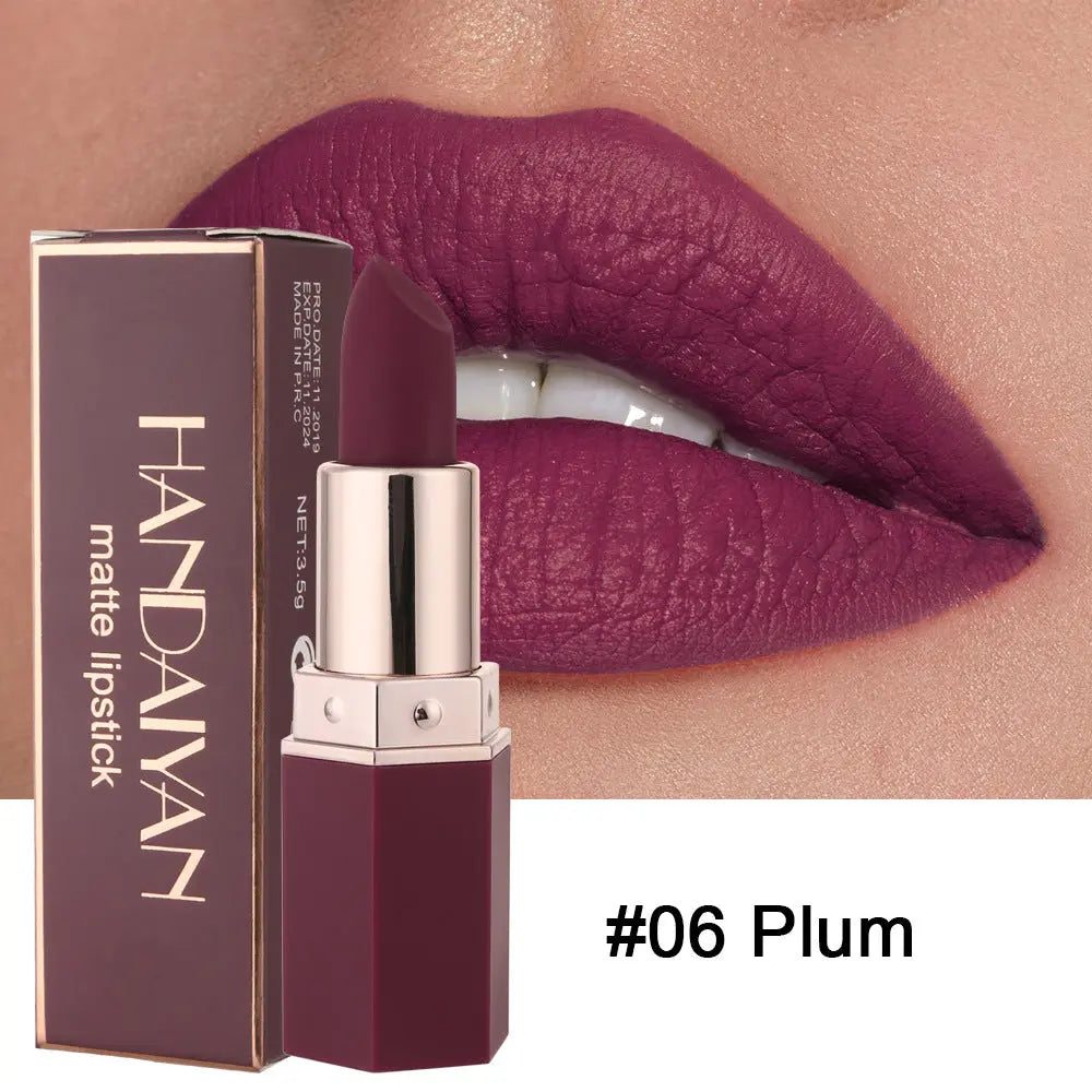 HANDAIYAN Matte Long Lasting Lipstick Lipstick Long Lasting Makeup Multi Color Lipsticks Look Good And Show Temperament eprolo