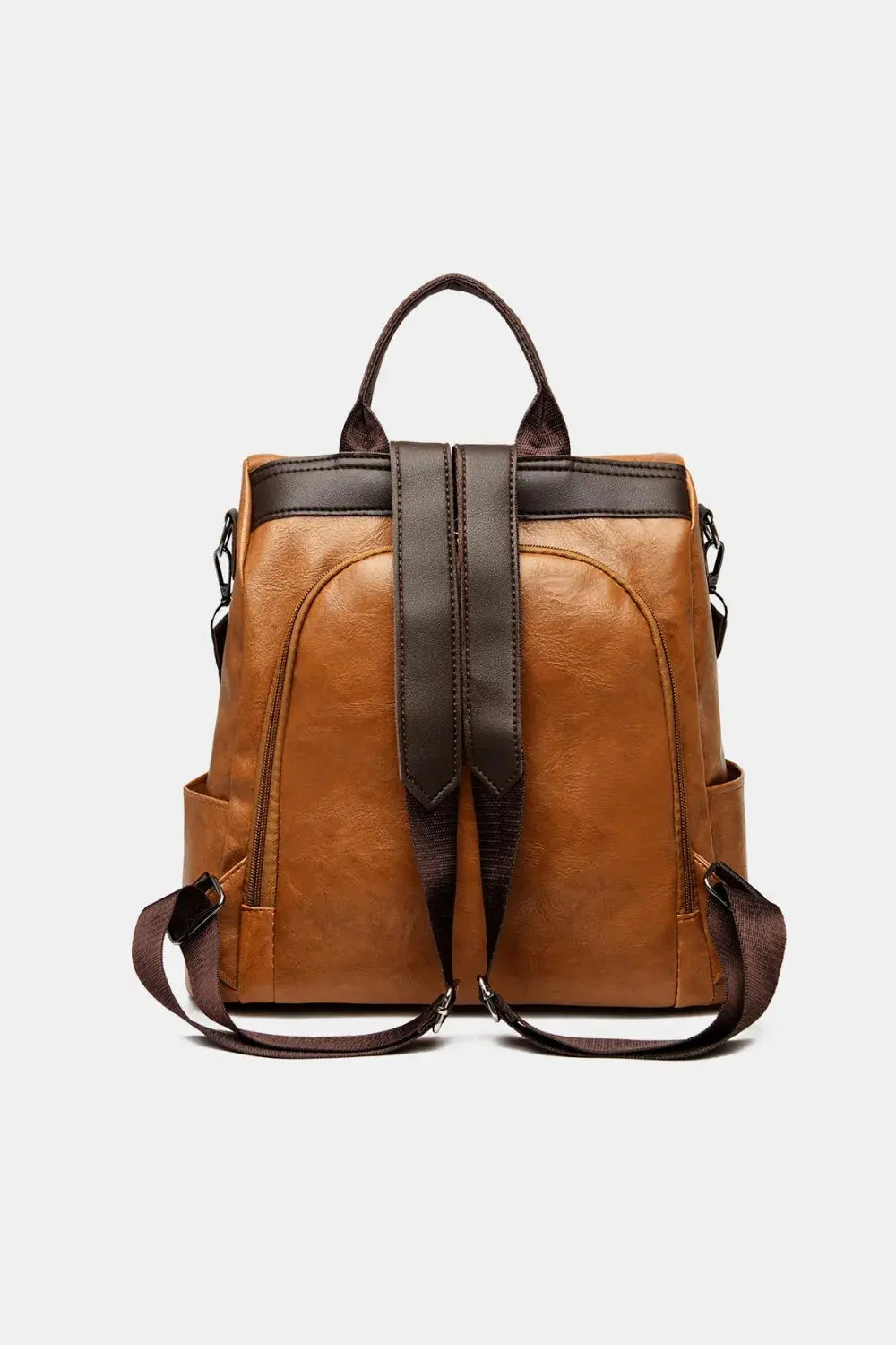 Mochila em Couro PU com Múltiplos Compartimentos C2C Products