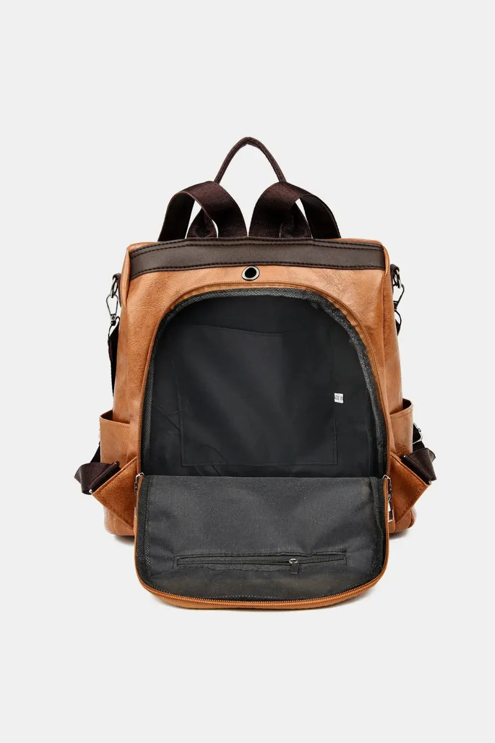 Mochila em Couro PU com Múltiplos Compartimentos C2C Products
