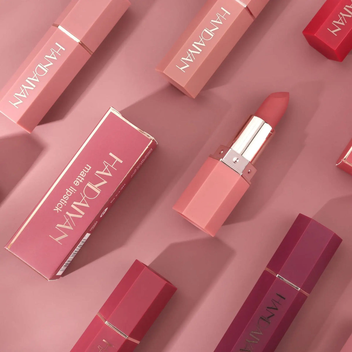 HANDAIYAN Matte Long Lasting Lipstick Lipstick Long Lasting Makeup Multi Color Lipsticks Look Good And Show Temperament eprolo