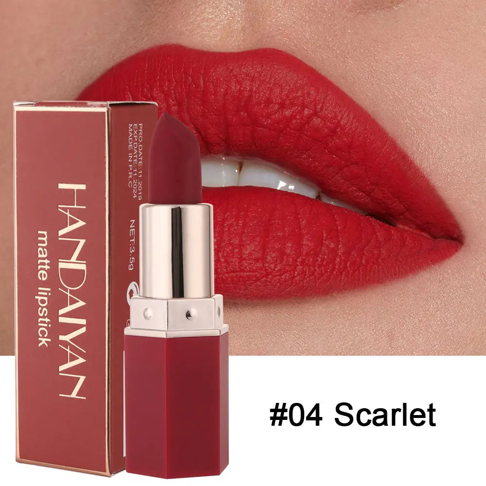 HANDAIYAN Matte Long Lasting Lipstick Lipstick Long Lasting Makeup Multi Color Lipsticks Look Good And Show Temperament eprolo