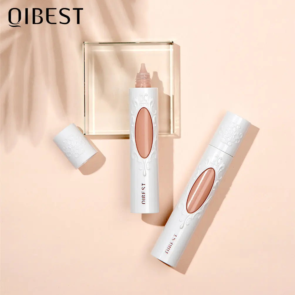 QIBEST Liquid Foundation Long Lasting Makeup Concealer Moisturizing Brightening Matte Natural Liquid Foundation Nude Makeup Repairing Liquid eprolo