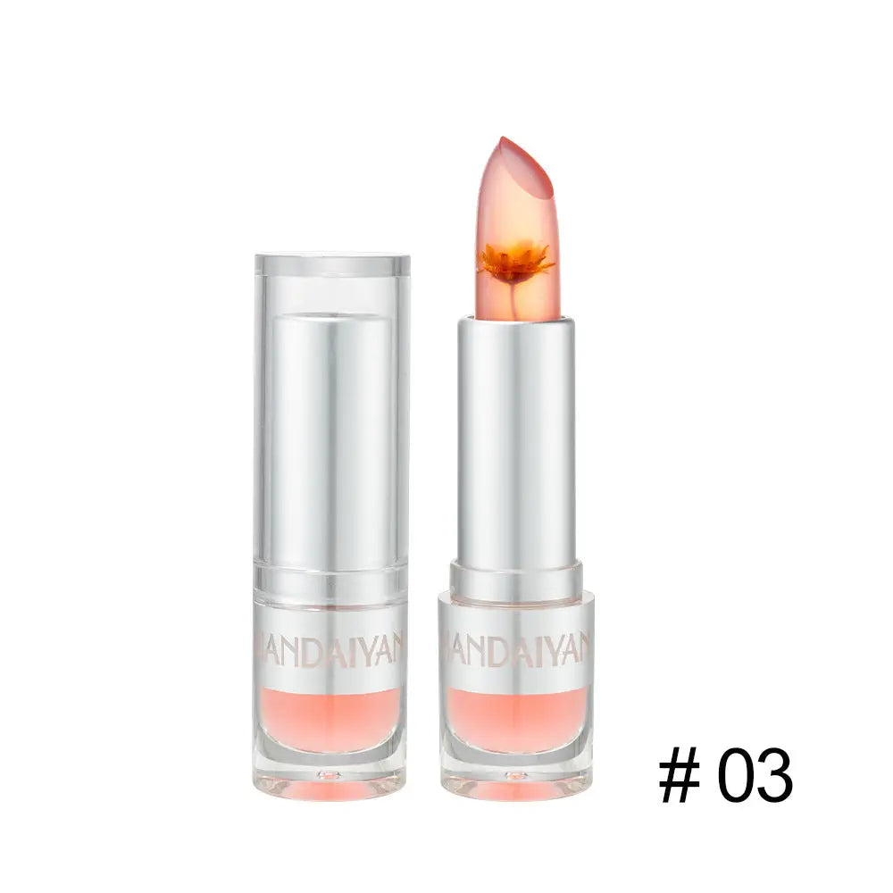 HANDAIYAN Warm Lipstick Flower Color Changing Moisturizing Lipstick Is Not Easy To Fade And Does Not Take Off Makeup eprolo