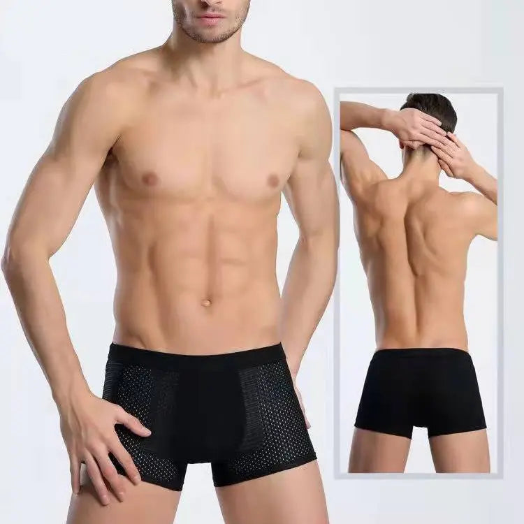Summer mesh ice silk underwear men&
