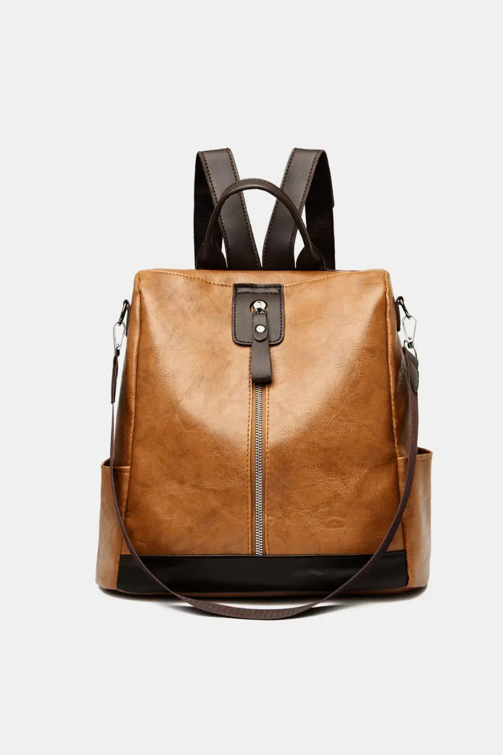 Mochila em Couro PU com Múltiplos Compartimentos C2C Products