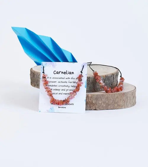 Collar piedras de Cornalina | Piedra Natural C2C PRODUCTS