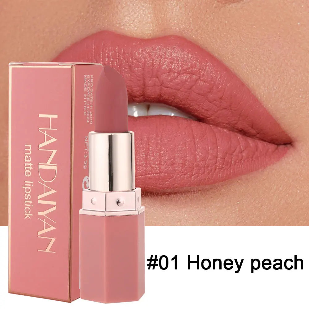 HANDAIYAN Matte Long Lasting Lipstick Lipstick Long Lasting Makeup Multi Color Lipsticks Look Good And Show Temperament eprolo