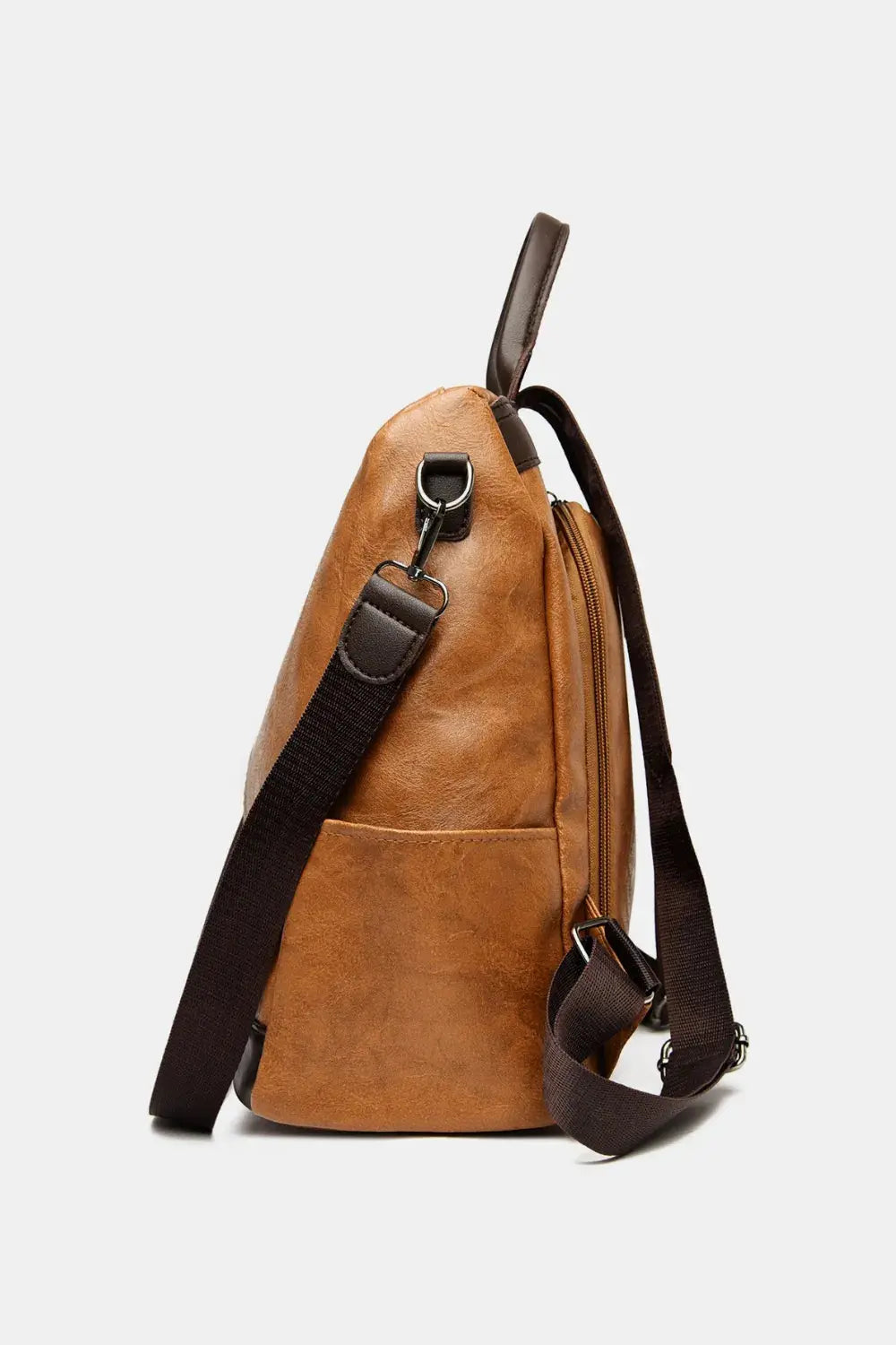 Mochila em Couro PU com Múltiplos Compartimentos C2C Products