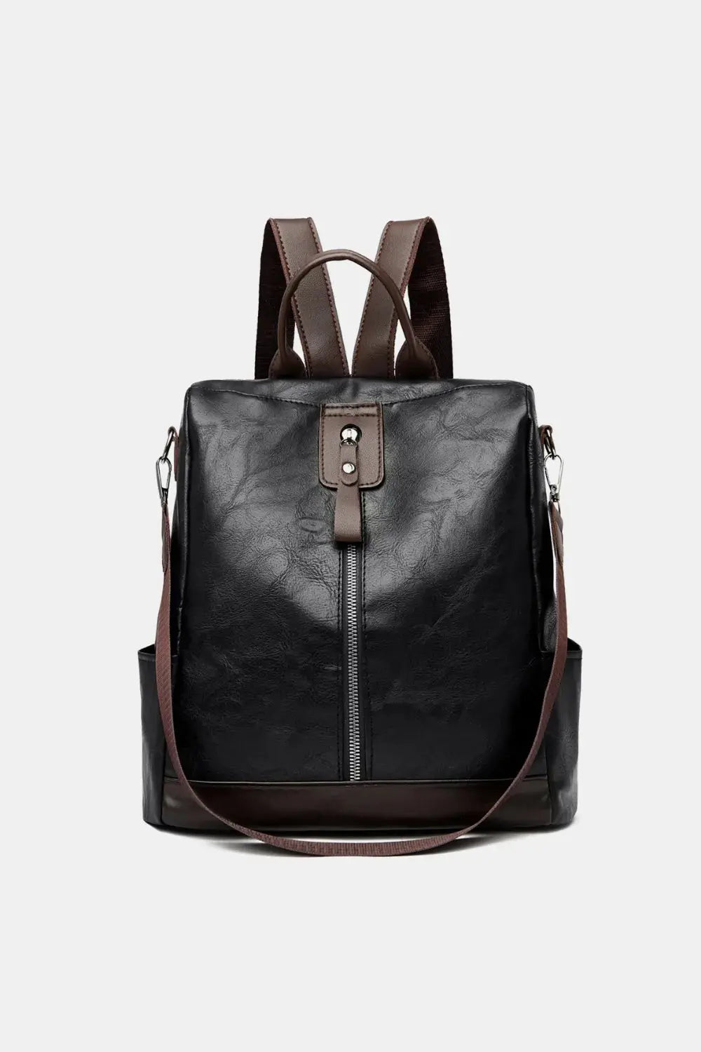 Mochila em Couro PU com Múltiplos Compartimentos C2C Products