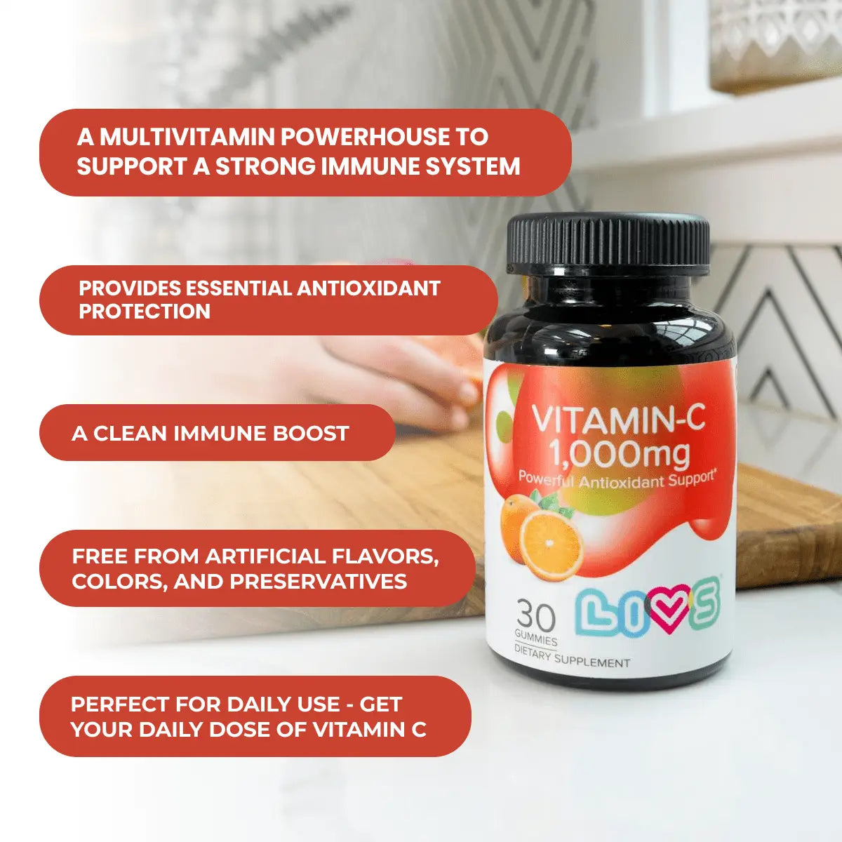 Vitamin C - 1,000mg LIVS