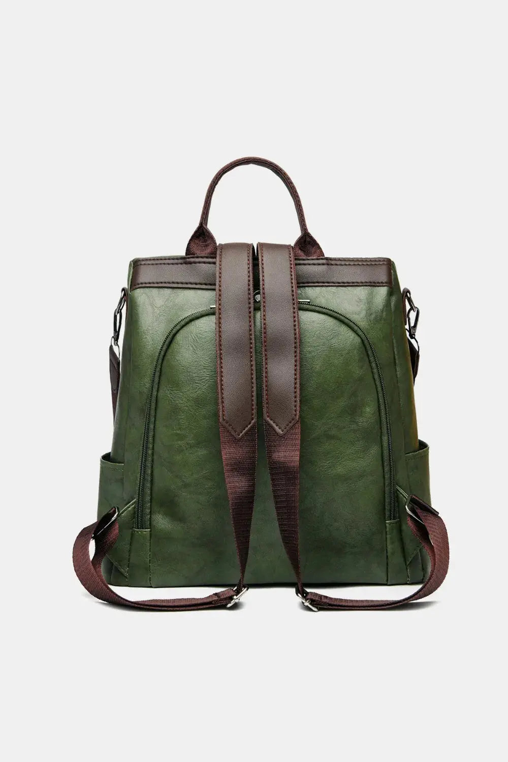 Mochila em Couro PU com Múltiplos Compartimentos C2C Products