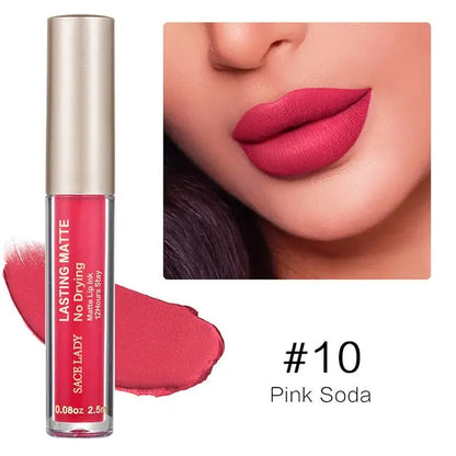 Make Up Waterproof Nude Lipstick Long Lasting Liquid Matte Lipstick Kit Lip Gloss Cosmetics Lipgloss Lip Makeup eprolo