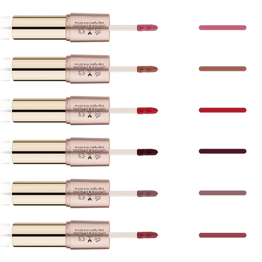 O.TWO.O 12 Colors Lips Makeup Lipstick  Lip Gloss Long Lasting Moisture Cosmetic Lipstick Red Lip Matte Lipstick Waterproof eprolo