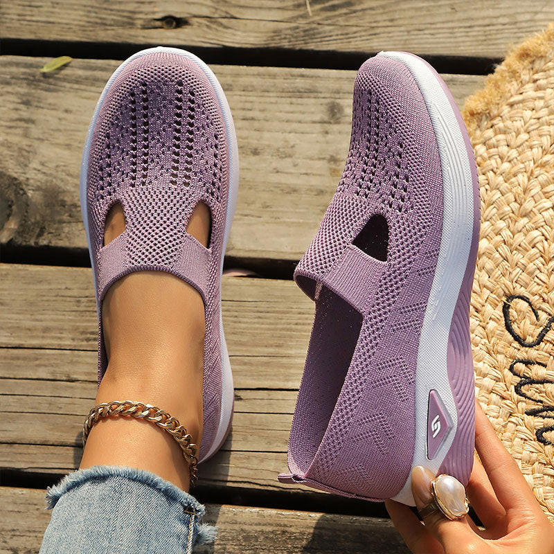 Flat Slip-On Casual Mesh Shoes for Women