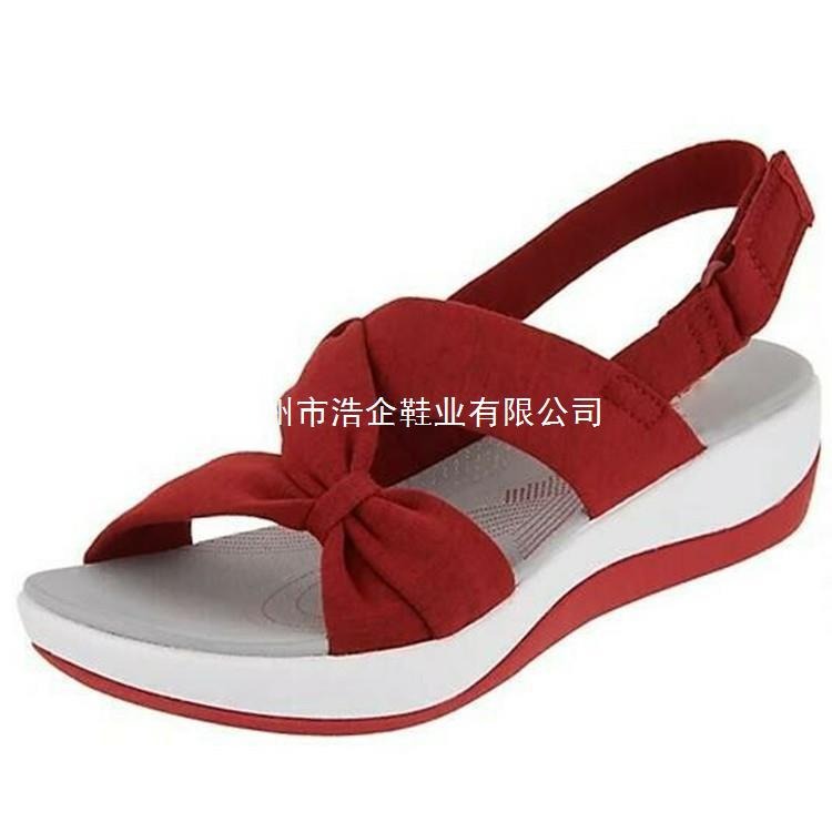 Summer Sandals Women Casual shoes Solid Color Bow Retro Ladies Outdoor Beach Flats Femme sandals Shoes for Women sandalias