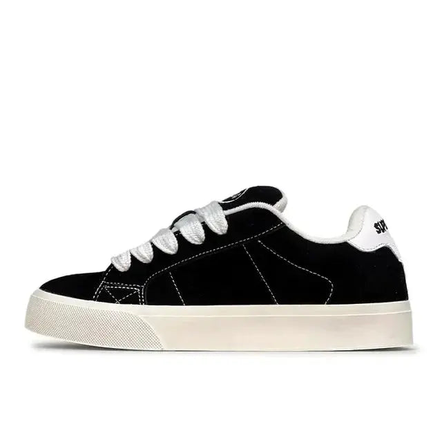 Fashion Lace-up Chunky Sneakers Spring Skateboard Shoes for Women Casual Tenis Woman Street Platform Vulcanized Shoes eprolo