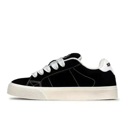 Fashion Lace-up Chunky Sneakers Spring Skateboard Shoes for Women Casual Tenis Woman Street Platform Vulcanized Shoes eprolo