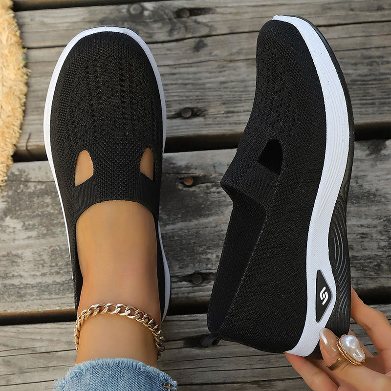 Flat Slip-On Casual Mesh Shoes for Women