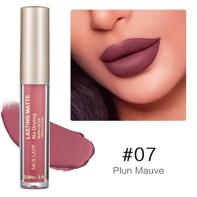 Make Up Waterproof Nude Lipstick Long Lasting Liquid Matte Lipstick Kit Lip Gloss Cosmetics Lipgloss Lip Makeup eprolo