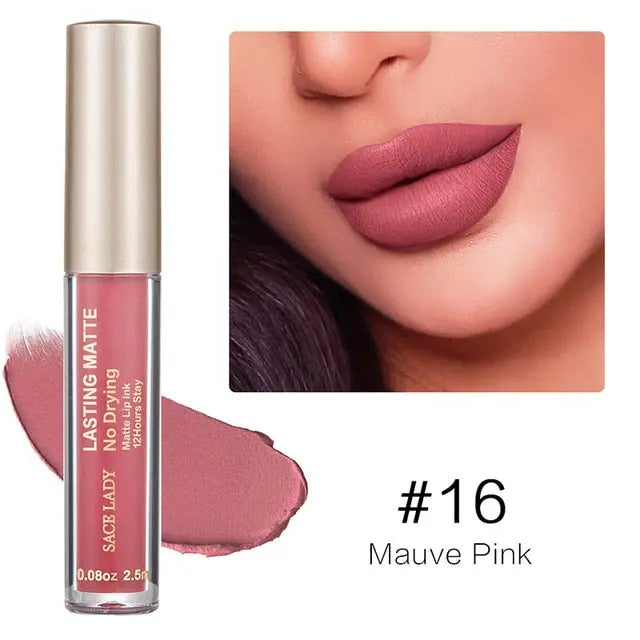 Make Up Waterproof Nude Lipstick Long Lasting Liquid Matte Lipstick Kit Lip Gloss Cosmetics Lipgloss Lip Makeup eprolo