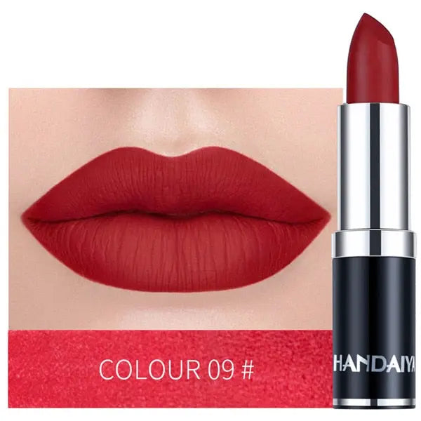 1PC 12 Colors Matte Lipstick Waterproof Long Lasting Sexy Purple Lipstick Pigments Easy to Wear Lip Makeup No Fade Away TSLM2 eprolo