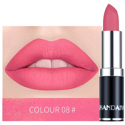 1PC 12 Colors Matte Lipstick Waterproof Long Lasting Sexy Purple Lipstick Pigments Easy to Wear Lip Makeup No Fade Away TSLM2 eprolo
