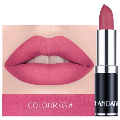 1PC 12 Colors Matte Lipstick Waterproof Long Lasting Sexy Purple Lipstick Pigments Easy to Wear Lip Makeup No Fade Away TSLM2 eprolo