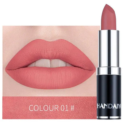 1PC 12 Colors Matte Lipstick Waterproof Long Lasting Sexy Purple Lipstick Pigments Easy to Wear Lip Makeup No Fade Away TSLM2 eprolo