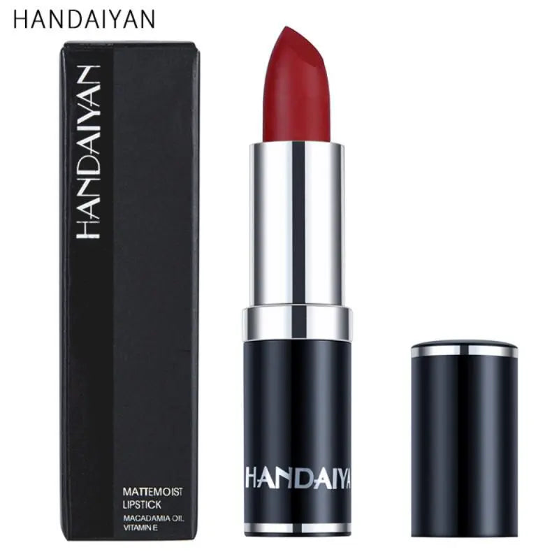 1PC 12 Colors Matte Lipstick Waterproof Long Lasting Sexy Purple Lipstick Pigments Easy to Wear Lip Makeup No Fade Away TSLM2 eprolo