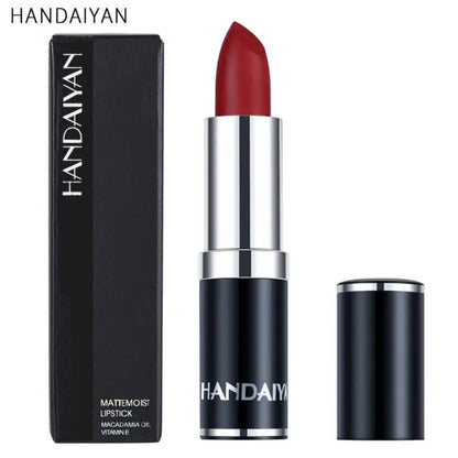 1PC 12 Colors Matte Lipstick Waterproof Long Lasting Sexy Purple Lipstick Pigments Easy to Wear Lip Makeup No Fade Away TSLM2 eprolo
