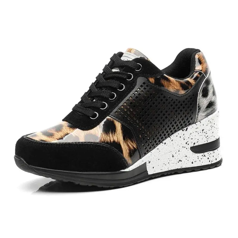 Women Height Increasing Walking Jogging Sneakers 6.5 CM Increase Gold Silver Ladies Sport Running Shoes Comfortable Girl Shoes eprolo