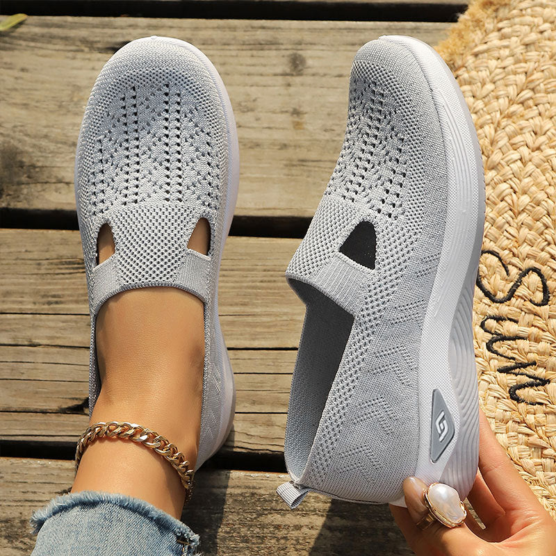 Flat Slip-On Casual Mesh Shoes for Women