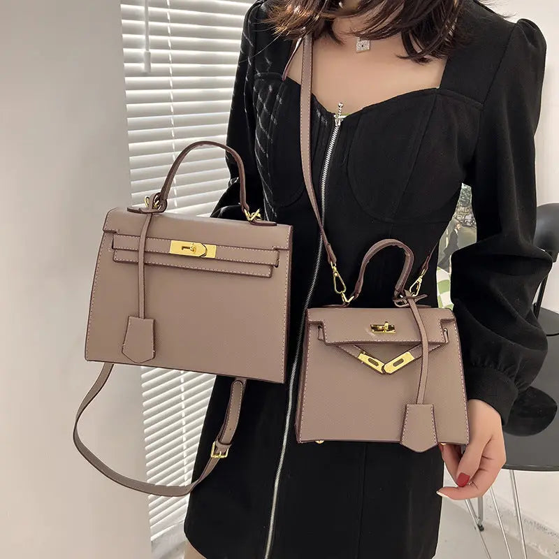 Mala Kelly em PU com Fecho de Cadeado — Cores Candy C2C Products