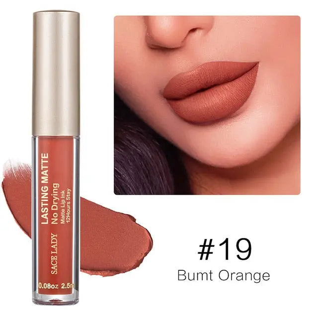 Make Up Waterproof Nude Lipstick Long Lasting Liquid Matte Lipstick Kit Lip Gloss Cosmetics Lipgloss Lip Makeup eprolo