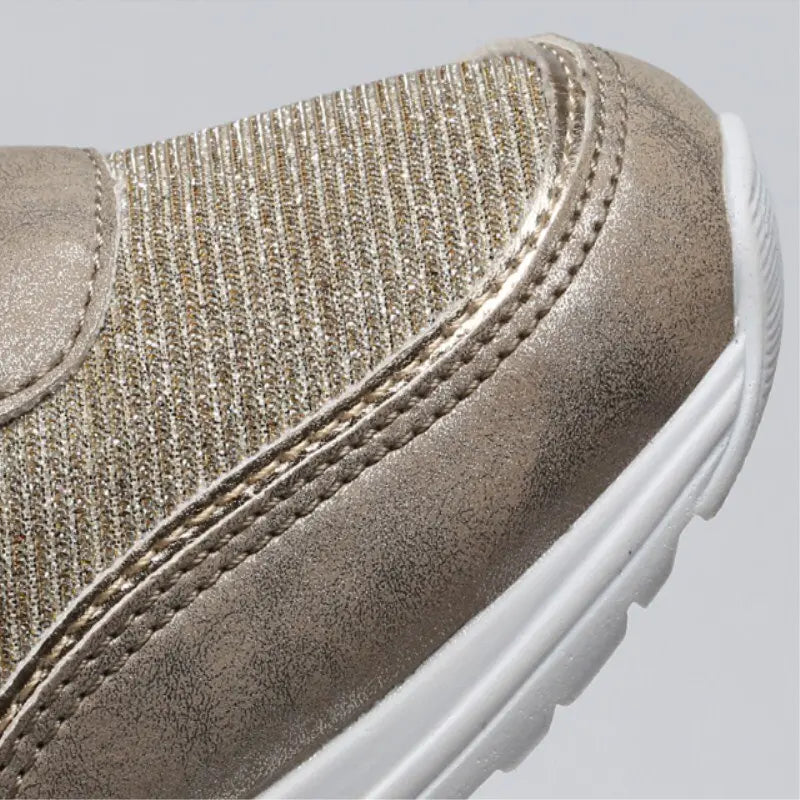Women Height Increasing Walking Jogging Sneakers 6.5 CM Increase Gold Silver Ladies Sport Running Shoes Comfortable Girl Shoes eprolo