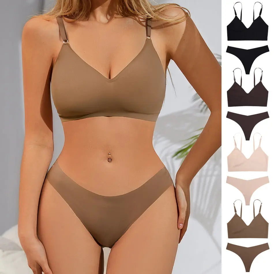 Conjunto de Soutien e Cueca Sem Aro — Tamanho Grande C2C Products