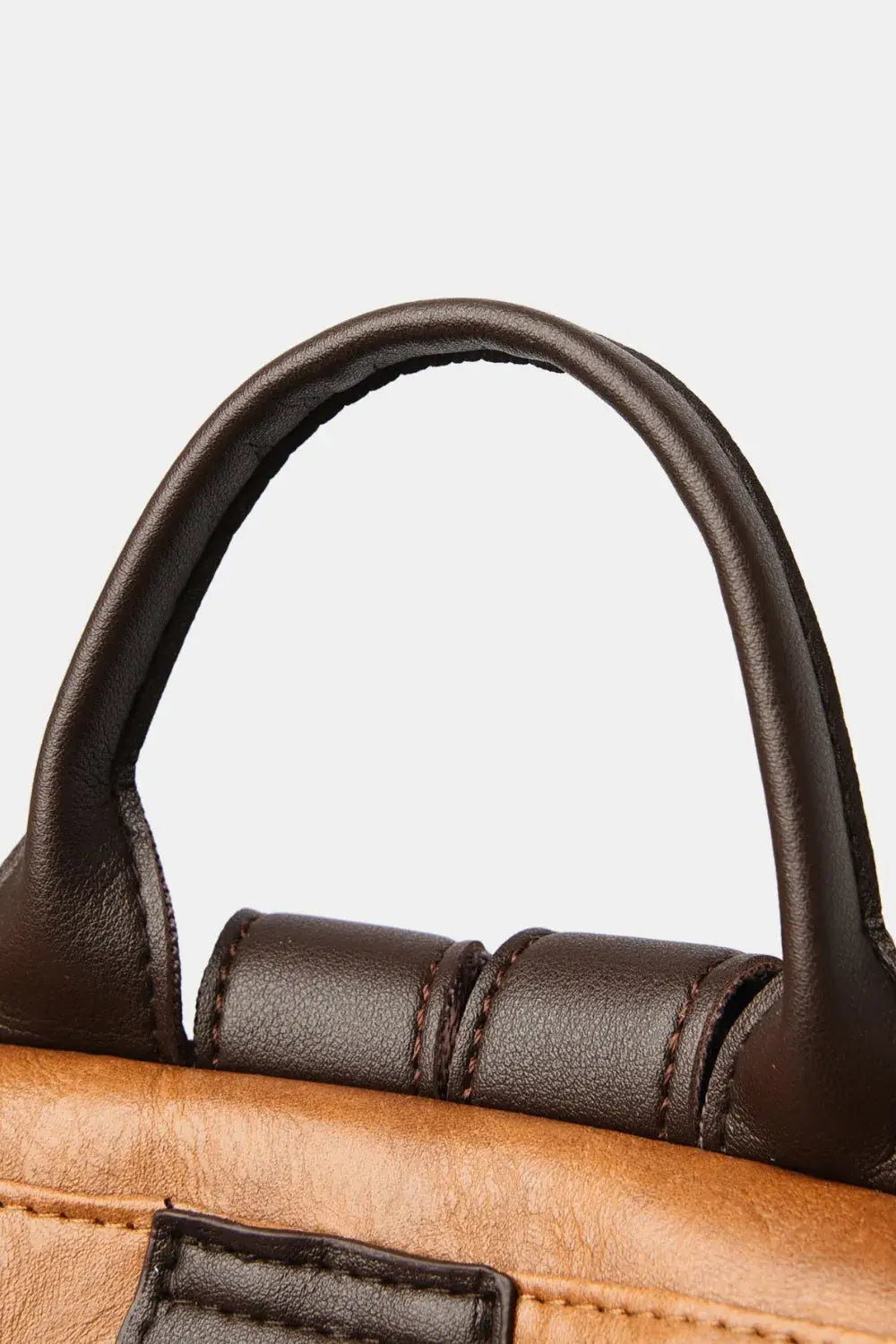 Mochila em Couro PU com Múltiplos Compartimentos C2C Products