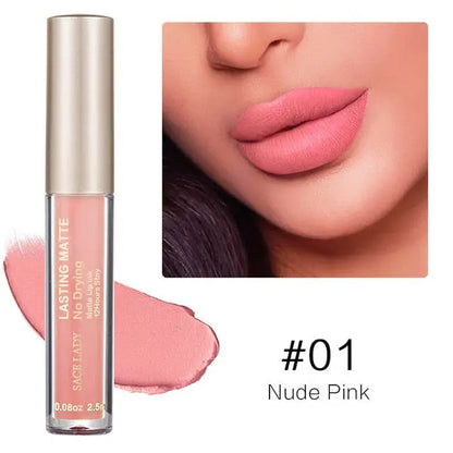 Make Up Waterproof Nude Lipstick Long Lasting Liquid Matte Lipstick Kit Lip Gloss Cosmetics Lipgloss Lip Makeup eprolo