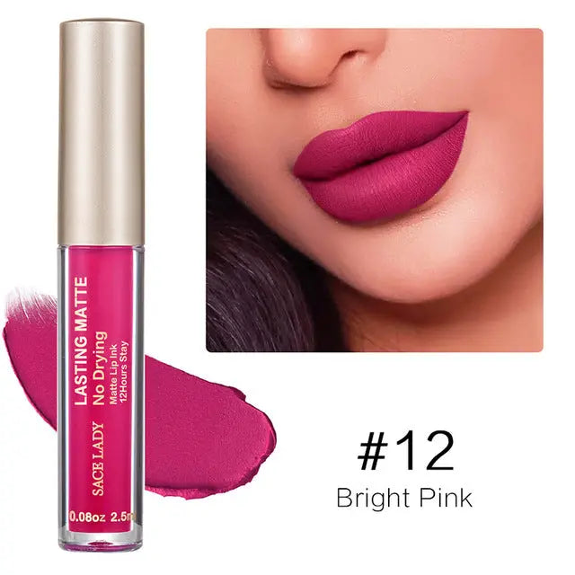 Make Up Waterproof Nude Lipstick Long Lasting Liquid Matte Lipstick Kit Lip Gloss Cosmetics Lipgloss Lip Makeup eprolo