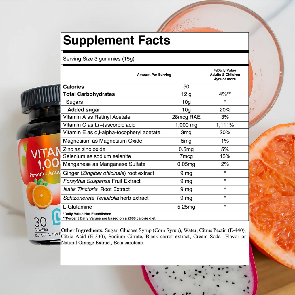Vitamin C - 1,000mg