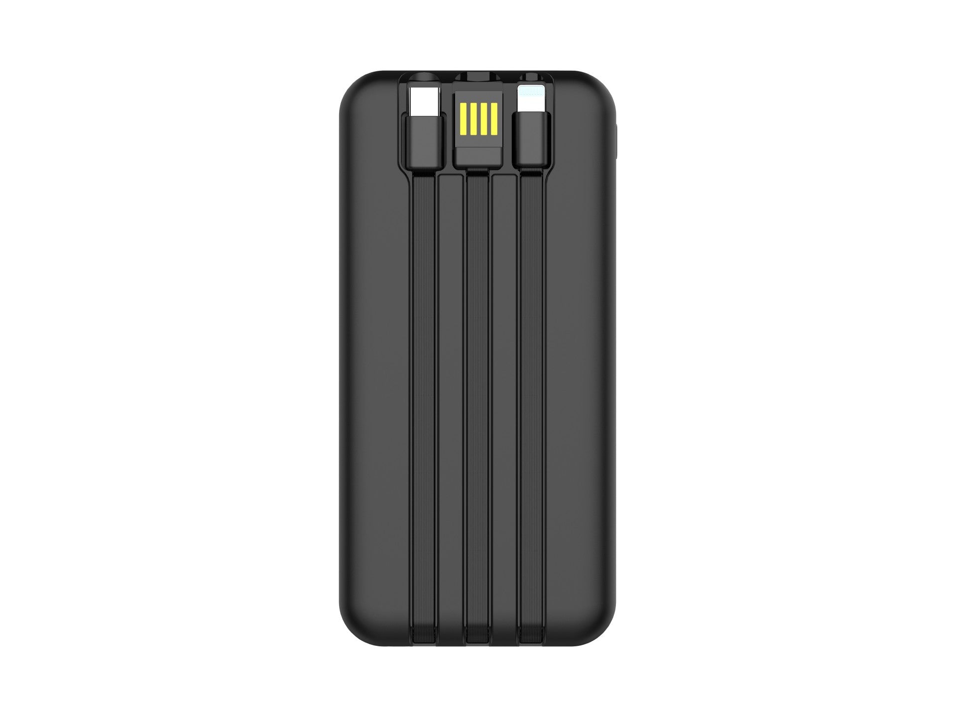 Techancy Power Bank 10000 Mah 22.5w  TF2782, Cabo De Carregamento Type-C+Lightning+ Usb 3in1, Ecrã Digital De Potência