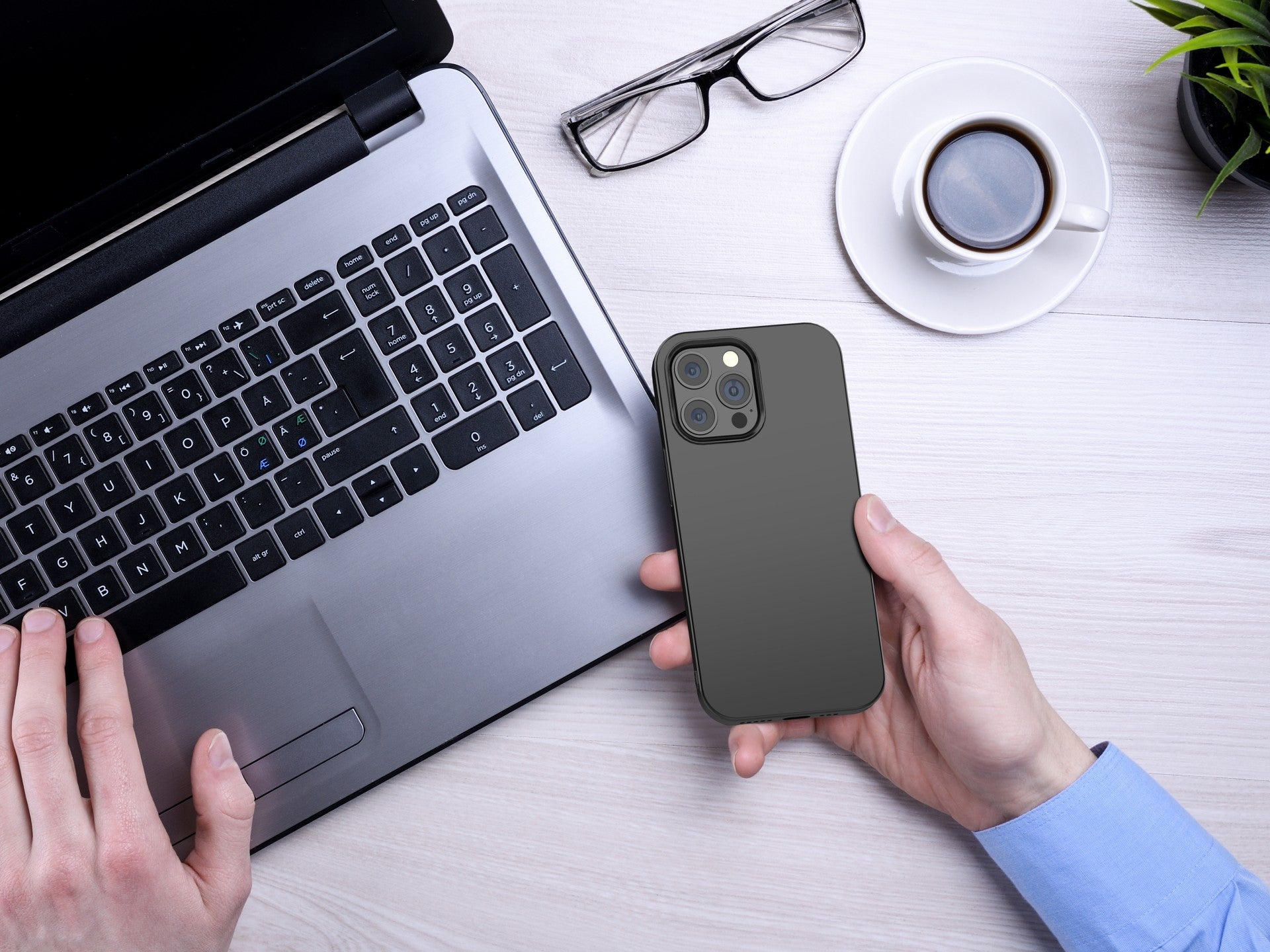 Capa para telemóvel Techancy New TPU Preto, KX5601, com proteção para a lente da câmara, compatível com iPhone 13 Pro Max
